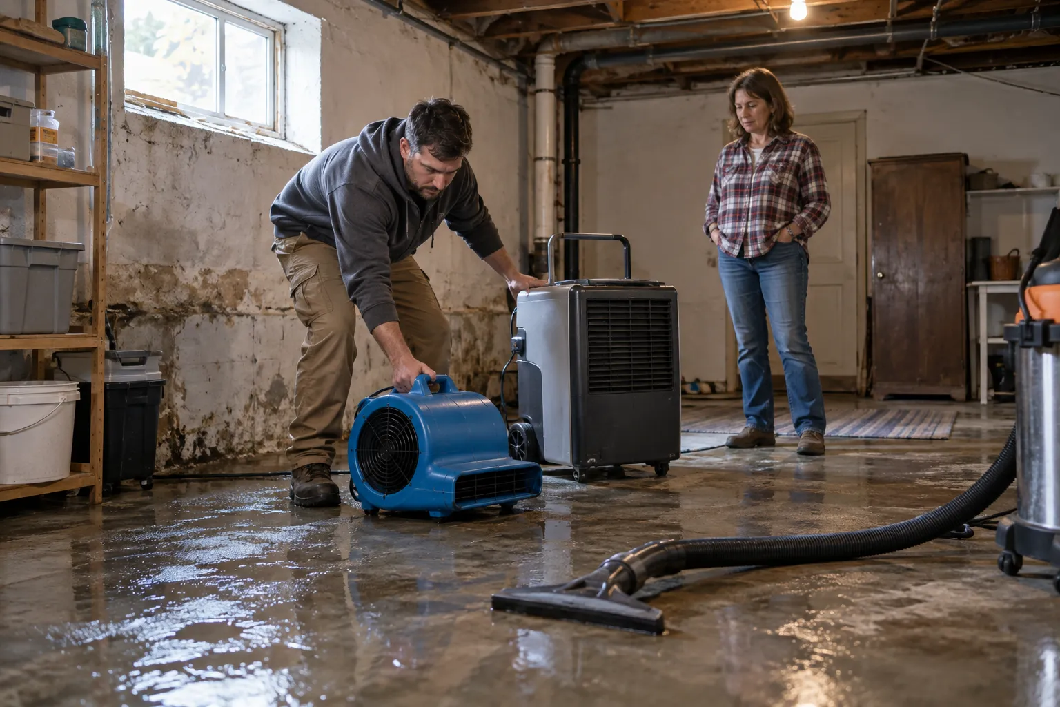 Water Extraction & Structural Drying in Hartford, CT